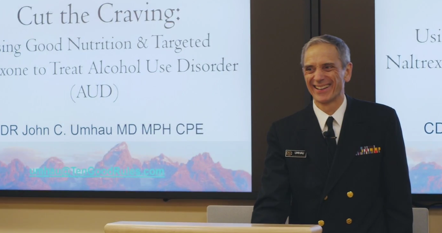 Dr Umhau Presents Grand Rounds